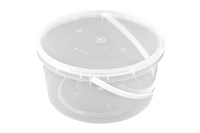 Ведро/крышка   1,5л   прозрачное   /170*88/   БП   (140шт) 3998