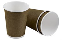 Бум стакан Виридо 0,350л диам 90мм ГН Крафт  2-х слойн. /16уп * 25шт/ (400шт) 11193