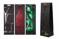 Бум пакеты  для бут.  10 х 36 Люкс черный матовый .(20шт) L34 5787