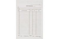 Бланк Накладная А5 ЧЕРНЫЙ цвет без номер. 22 строк  НФ-00013650