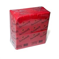 Салфетки 24х24 1-слойн. (Астория) 400л/4уп Интенсив Красные НФ-00015158