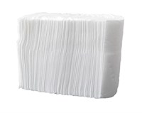 Салфетки бумажные Plushe (плюше) ВОССТАНОВЛЕННЫЕ для настол. дисп. 1 слой 300л, белый, 1/36 в уп ЮГ НФ-00015371