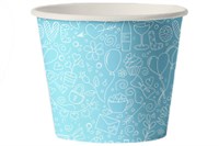 Бум креманка Папирус 150мл под мороженое Синяя (12уп х 50 шт) 600шт 19855