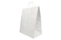 Пакет с крученой ручкой б/п 260х150х350 белый 80гр (200шт) AVIORA 20087