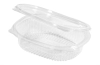 Салатник ИПР-350 А (ОПС) 159*130*40 (цвет:прозрачный) (1/350 шт/кор) ПАКО НФ-00016734