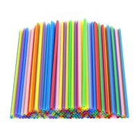 Трубочки для коктейля 3х240 прямые цветные 20упх1000шт (20000) Ф НФ-00018491