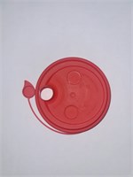 Крышка для стак. СМАРТ д.90мм Красная матовая 50/1000шт НФ-00019920