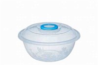 Таз с крышкой 4л. мерный Изобилие прозрачный НФ-00020481