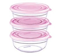 Набор контейнеров 3шт. 0,4л. круглых НФ-00020712