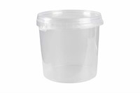 Ведро/крышка 3,4л прозрачное  /182*175/  (50шт.в кор.) ВЗЛП  1580ПКП НФ-00025735