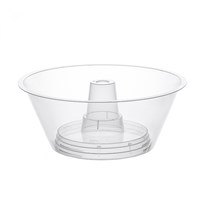 Тарелка для снеков на стакан 90мм прозрачная (168шт/кор.) ВЗЛП (1039П) НФ-00023639