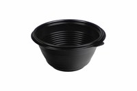 Тарелка ПР-МС-500 (PP)  черное   Протэк   (480шт) Протэк НФ-00024873