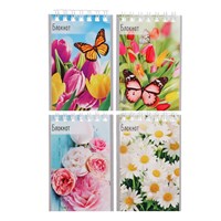 Блокнот  А7  АЛЬТ 40л. скрепка 