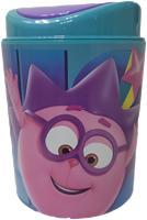 Контейнер для мусора 1л. Смешарики голубой НФ-00025002