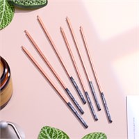 Свечи для торта, 6 штук «Золото», 15 см НФ-00025335