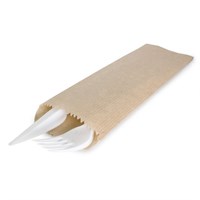 Пакет бумажный пищ. 220х70 для столовых приборов (3000шт) СГ НФ-00025515