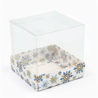 Коробка для кондитерских изделий «Новый год: Снежная сказка», 10×10×10 см НФ-00025596
