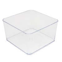 Фуршетная форма Контейнер квадратный 97х97х55мм  прозрачный PS (13/156шт) ВЗЛП (5090П) НФ-00025742