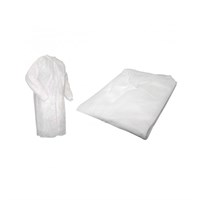 СИЗ Халат (спанбонд) XXL белый на кнопках/рукав на резинке (10 шт)  1/10  ПК НФ-00025783