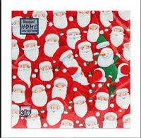 НГ Салфетки 33х33, 20 шт,3 сл. (12 уп)  ВЕСЕЛЫЕ ДЕДЫ МОРОЗЫ НФ-00025797