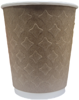 Бум стакан Saami(Саами)  Коричневый с конгревом ЗВЕЗДЫ 2 сл 250 мл 35/700 (111685) НФ-00025806