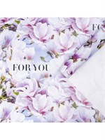 Бумага упаковочная глянцевая «Цветущая магнолия», 70×100 см НФ-00025898