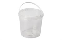 Ведро/крышка с ручкой 500 мл (d.100) прозрачное круглое (ОСВ) НФ-00025972