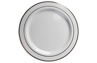 Тарелка  д 190 с каемочкой ПОЛОСКИ PLMA ВИНТАЖ /20уп*10шт/10уп*20шт (200шт) 13255