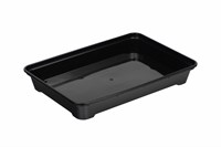 Суши контейнер ПП чёрный дно /176*121*26/ ВЗЛП (450шт) 24771