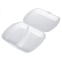 Ланч-бокс Lb-2 /247*207,5*62/ белый (100шт) КИРИШИ НФ-00014873