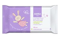 Влажные салфетки АМРА (48шт) Детские для детской гигиены (12уп) 6931