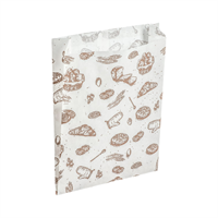 Бумажный пакет 170*70*300 мм с рисунком «Хлеб и выпечка» /100/2000/ НФ-00000661