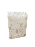 Бумажный пакет 110*30*170 мм для фри с рисунком 