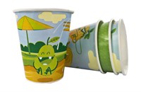 Бум стакан Виридо 0,300л диам 90мм ХН Фрукты на отдыхе   /16уп * 50шт/ (800шт) 11771