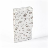 Бумажный пакет 200*60*260 мм с рисунком «Выпечка» /100/1500/ НФ-00013280