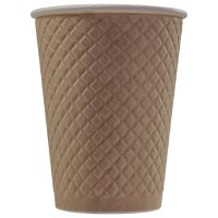 Бум стакан Формация 0,300 мл Крафт с Конгревом 2-х слойный (400/25) НФ-00014163