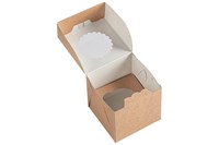 ОСК Короб под маффины MUF  1шт окно 100х100х100 (300шт) 21034