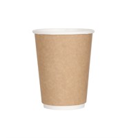 Бум стакан ПРЕМИУМ Крафт 2-х слойный 350 мл (30/600) НФ-00022069