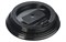 Крышка для стак. Каштан  д.90мм (0,350/0,400л) черная (20уп х100шт)  (2000шт) с откидным пит. 13695