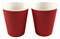 Бум стакан РК 0,250 диам 80мм ГН Красный  /25п * 50шт/ (1250шт) 17796