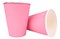 Бум стакан Л-ПАК 0,400л диам 90мм ГН Розовый  (1000шт) 14877