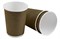 Бум стакан Виридо 0,350л диам 90мм ГН Крафт  2-х слойн. /16уп * 25шт/ (400шт) 11193