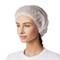 Шапочка одноразовая из нетканого материала Шарлотта белая (1уп*100 шт) 1/10 ЛП НФ-00024390