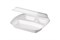 Ланч-бокс Lb-3 /247*207,5*62/ белый (100шт) КИРИШИ НФ-00014874