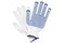 Перчатки ХБ 5-ти нит. с ПВХ точка 10 класс белые (300пар) ЛТ 18257