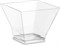 Креманка "Пагода"150 мл прозрачная PS 72х72мм (12шт/40шт/20упак) 240шт в кор 12392