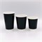 Бум стакан ПРЕСТИЖ Черный 2-х слойный 400 мл (20/400) НФ-00023129